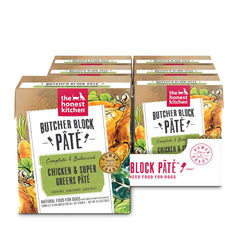 The Honest Kitchen butcher-block pate chicken bowl, a complete meal option for dogs.