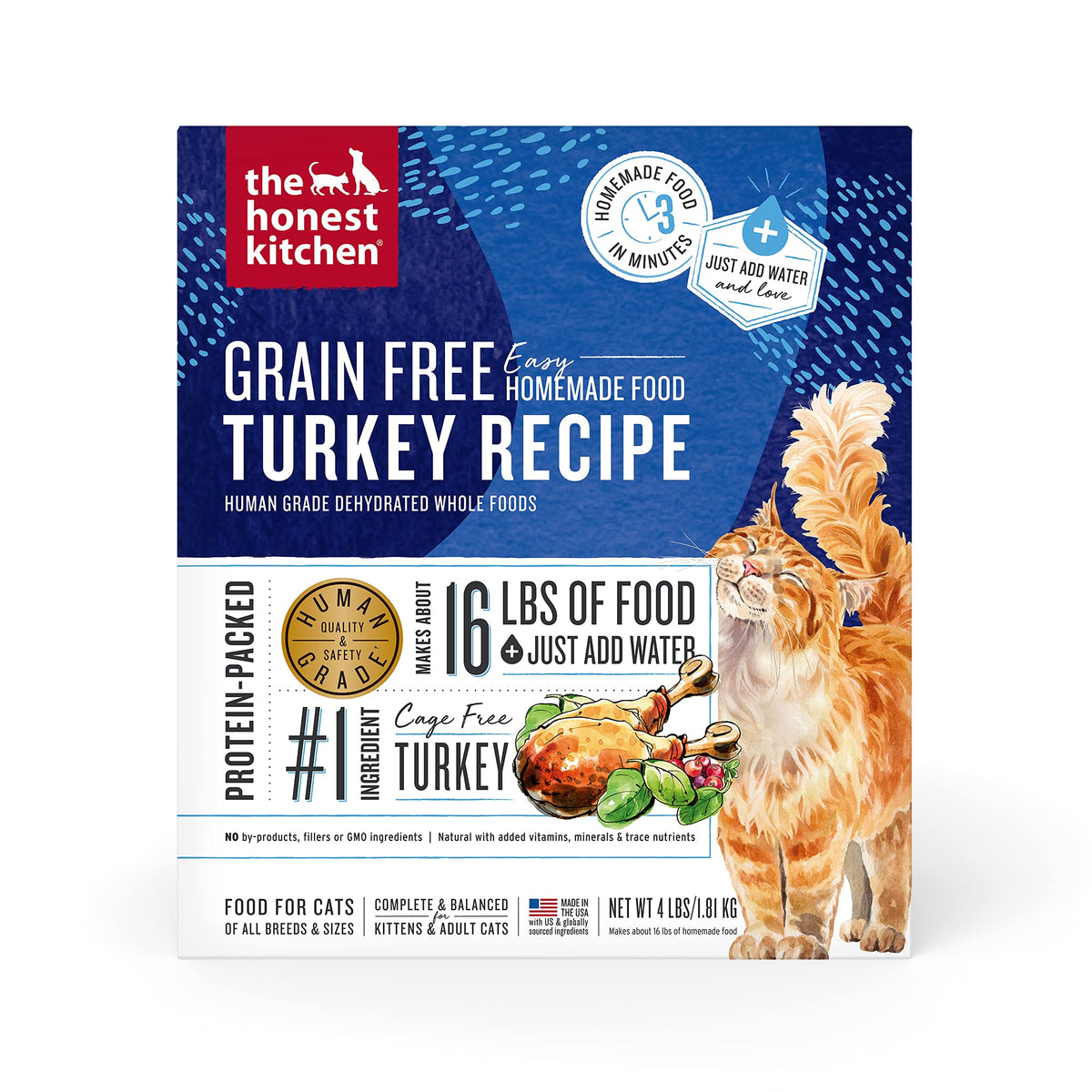 The Honest Kitchen rehydration bowl with cat food for quick, fresh meals.
