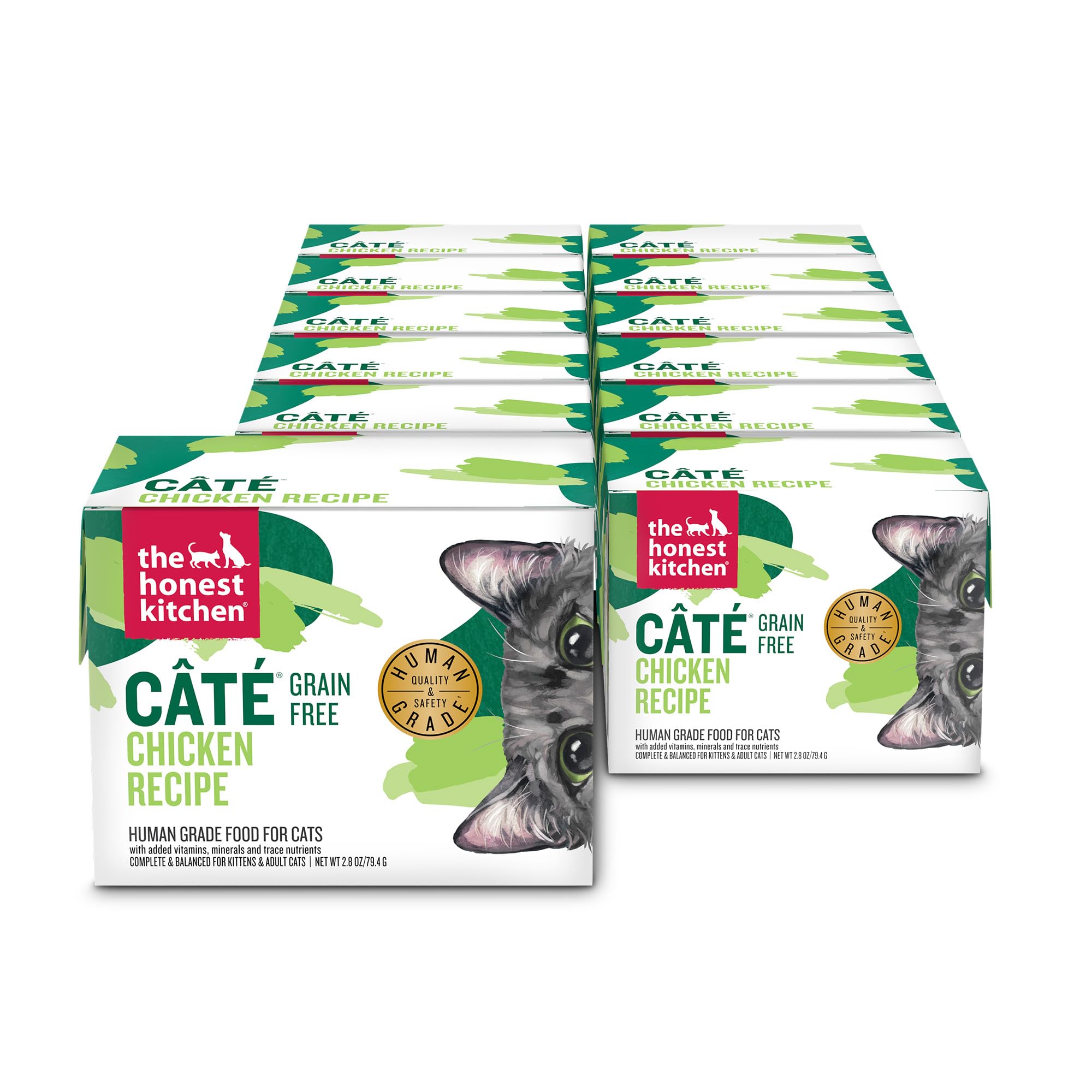 The Honest Kitchen cat pate can—soft texture for easy feeding.
