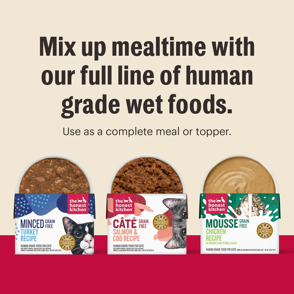 The Honest Kitchen Câté Salmon & Cod Pâté 5.5 oz, 12-pack for easy feeding