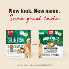 The Honest Kitchen rehydration process shows warm water expanding meal portions.