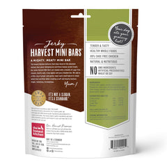 Close-up of The Honest Kitchen Jerky Harvest Mini Bars soft-chew texture for gentle rewards.