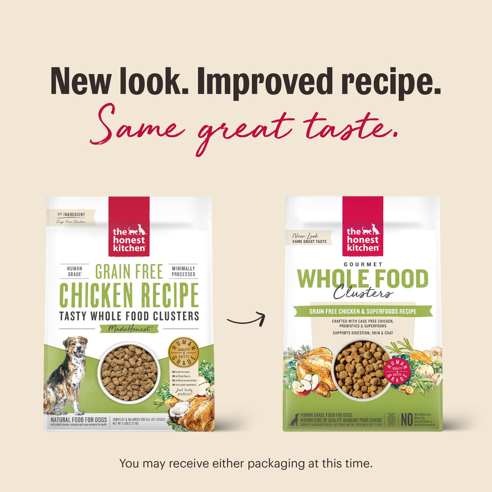 The Honest Kitchen roasted beef stew with kale – hearty meal for dogs.