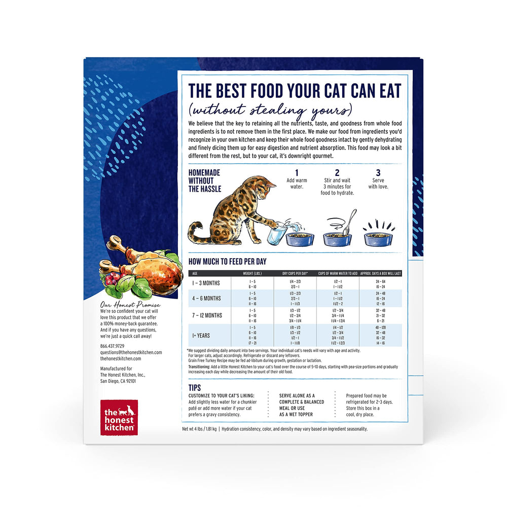 The Honest Kitchen turkey protein closeup showcases cage-free turkey.