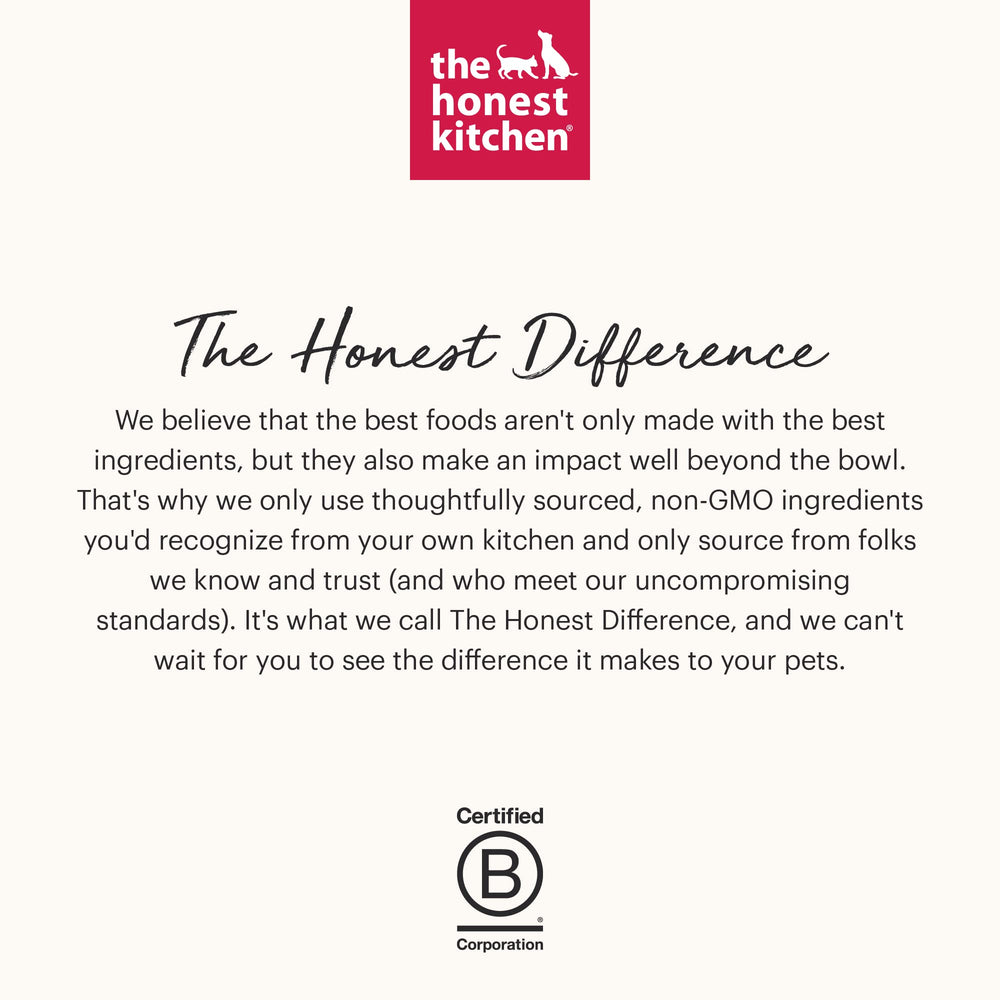 Organic oats and wholesome ingredients featured in The Honest Kitchen WholeMade recipe.