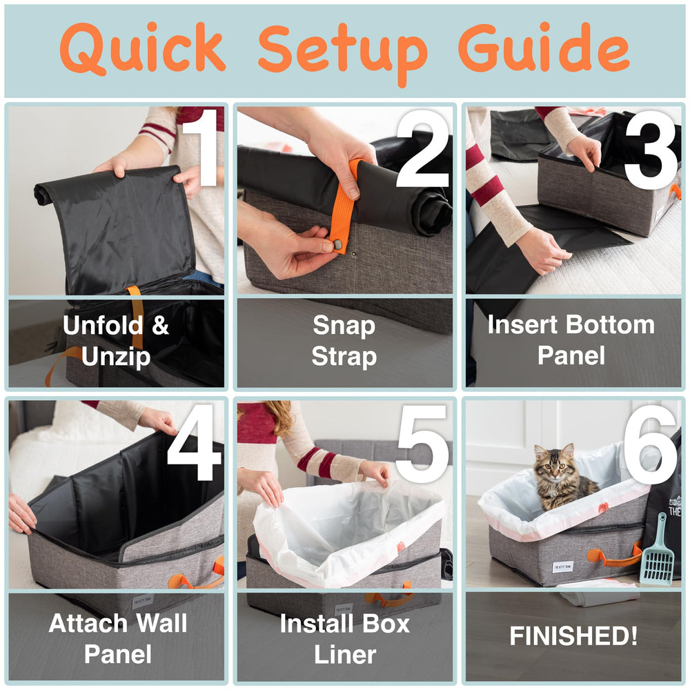 The Kitty Train liners pack with three heavy-duty liners for easy changes.