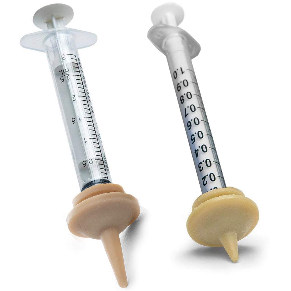 The Miracle Nipple Sample Set front view helps shoppers see the dual nipple option for small pets.