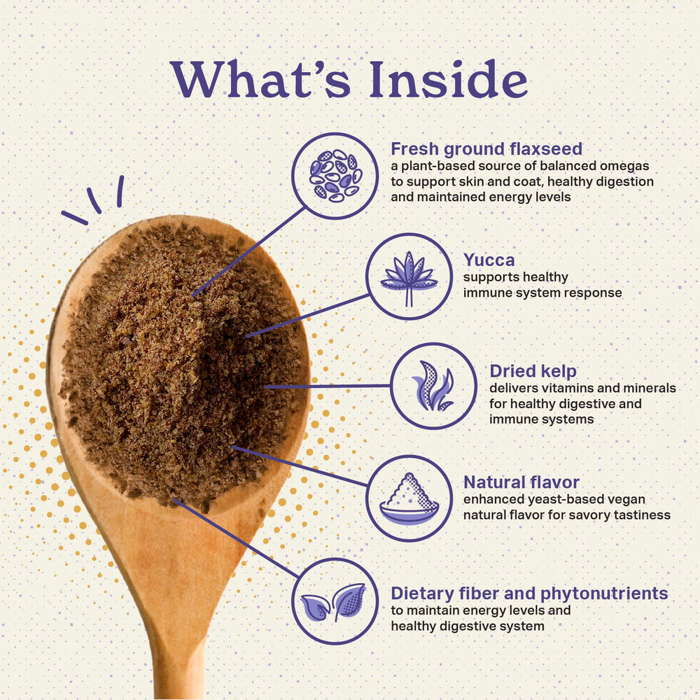 The Missing Link feline superfood scoop enables easy, consistent daily dosing