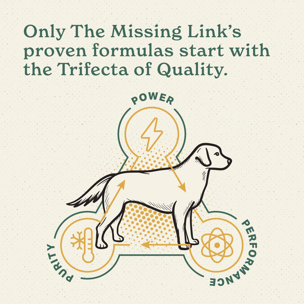 The Missing Link product with LactoSpore probiotics aids absorption.