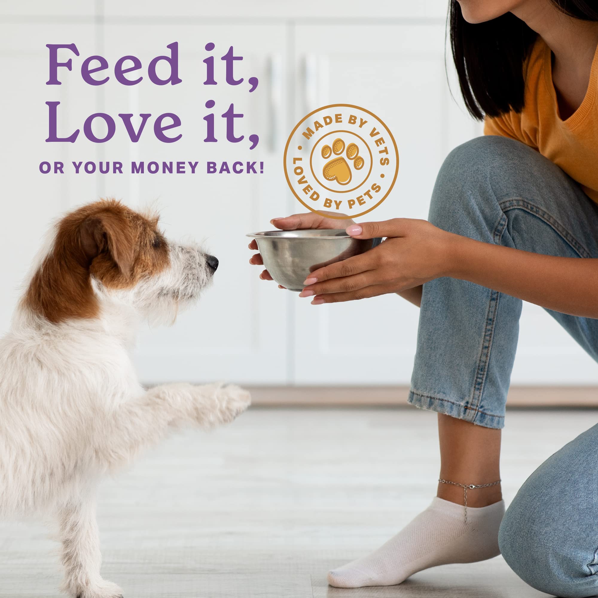 The Missing Link Senior Dog Supplement fresh powder suggesting strong palatability and daily use