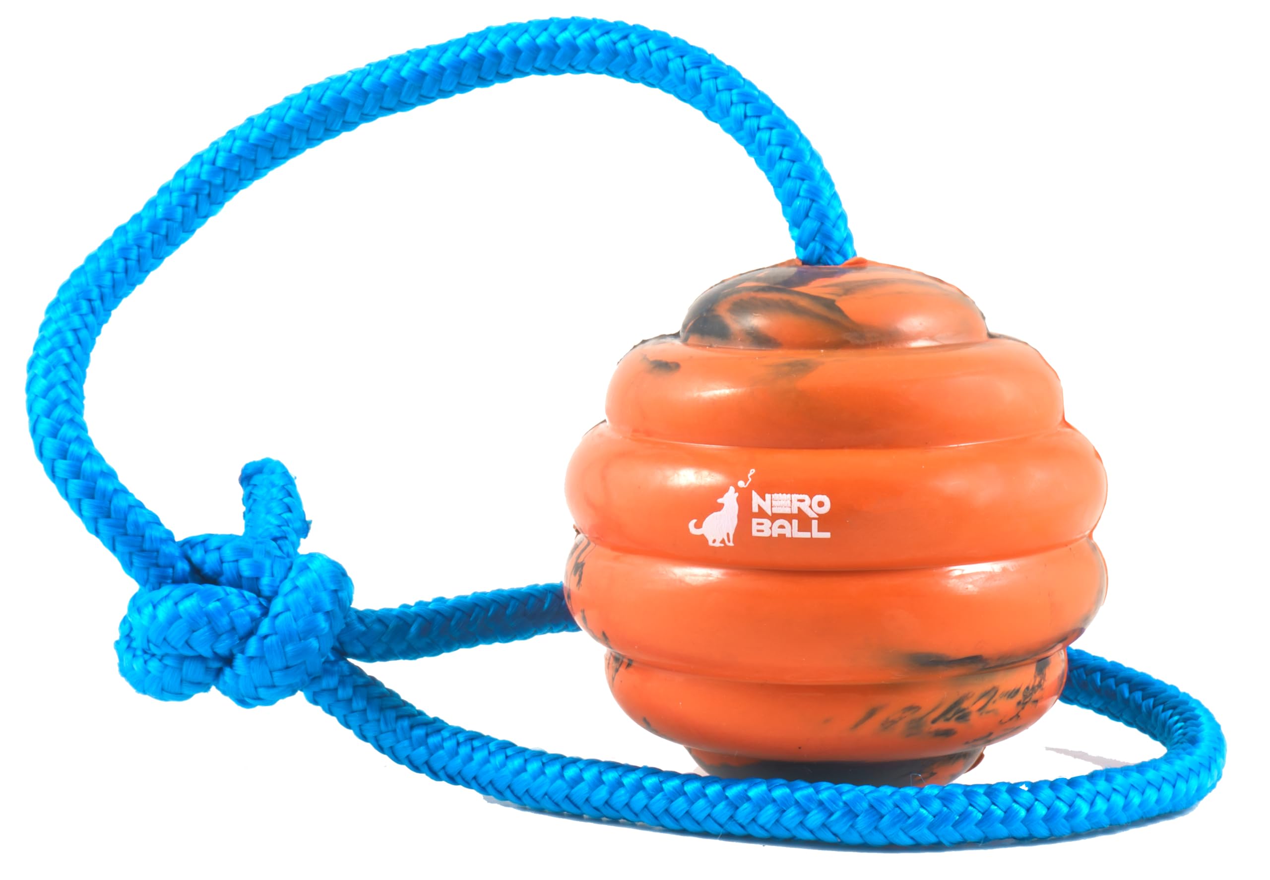 Nero Ball Pro closeup shows durable rubber texture for tough chewers.