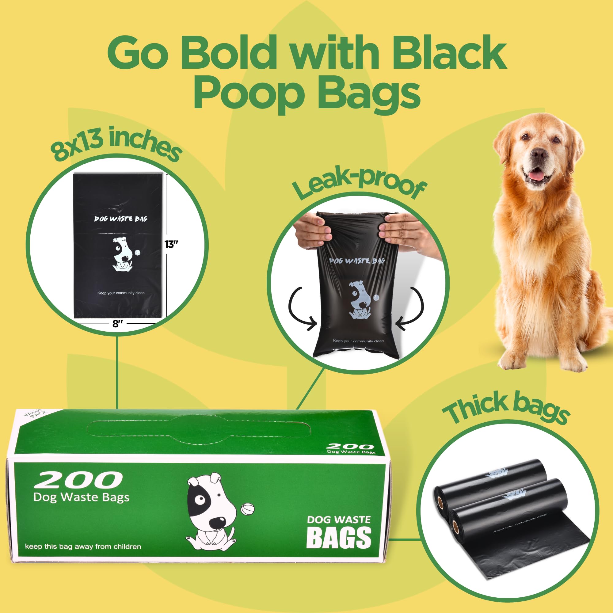 The Original Poop Bags 2000-count rolls offer long-term supply for walkers and kennels