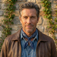 The Peacock Crew outdoor bandana showcases versatility for hikes and festivals.