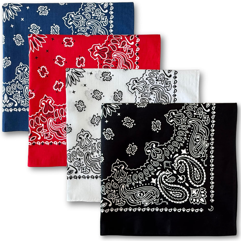 The Peacock Crew Iconics bandana in black offers versatile styling for daily outfits.