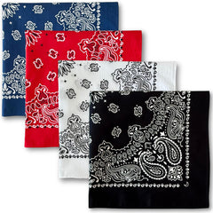 The Peacock Crew Iconics bandana in black offers versatile styling for daily outfits.