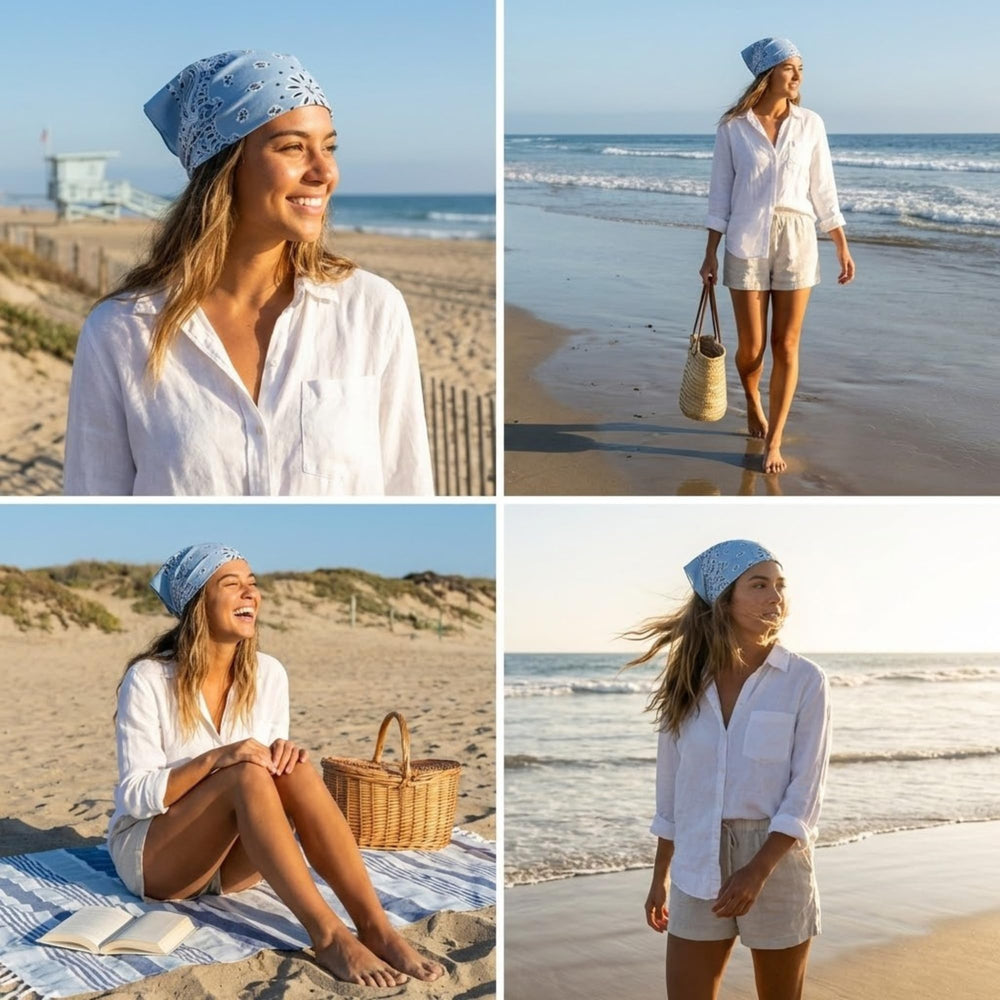 The Peacock Crew vibrant sky blue shade stays bold after washing with easy care.
