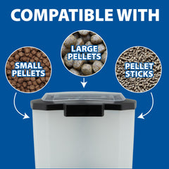 The Pond Guy KoiGrower AC power connection shows easy, versatile installation.