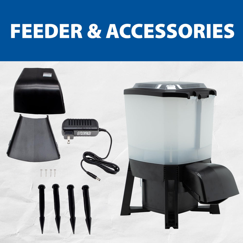 The Pond Guy KoiGrower solar-powered setup enables daytime, off-grid feeding.