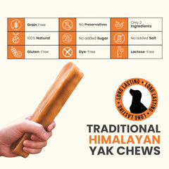 The Safe Dog Chew Company close-up shows cheese sticks for small dogs.