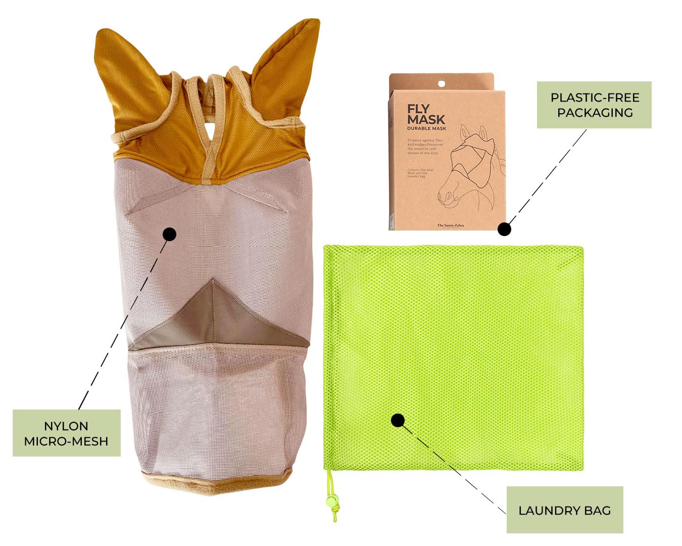 The Sunny Zebra forehead and nose padding prevents rubbing for comfortable wear.