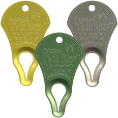 Tick Key 3-pack shown in multi colors for travel-ready safety