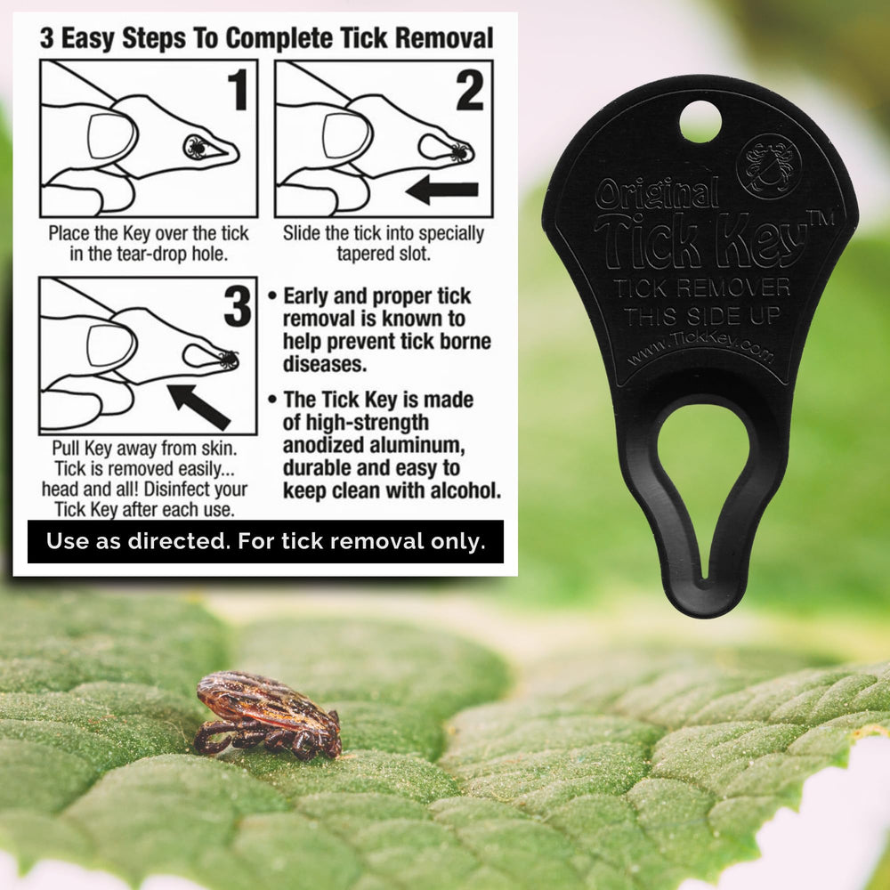 The Tick Key USA-made tick removal device demonstrating quality and reliability.
