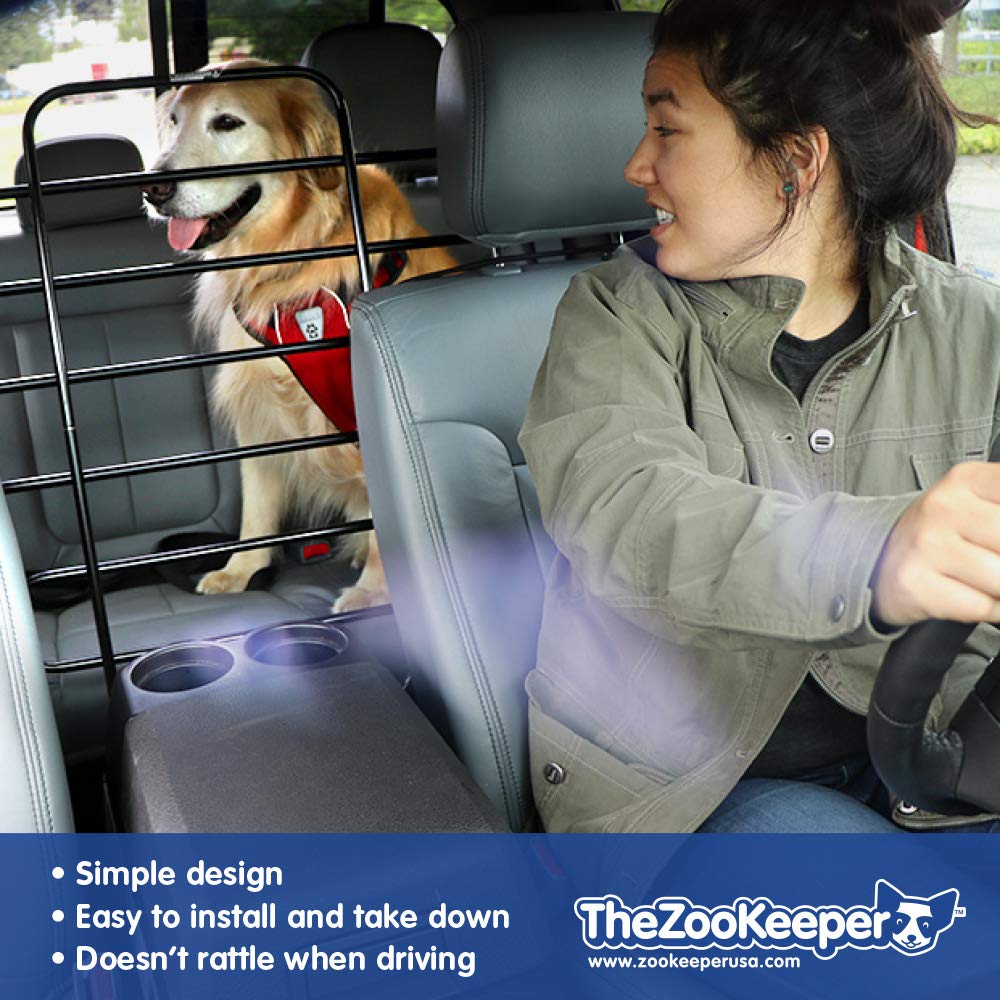 The ZooKeeper barrier's headrest cords allow tool-free installation and easy removal.