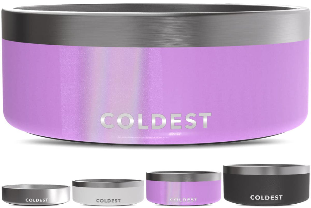 The Coldest Dog Bowl anti-rust design keeps water fresh.