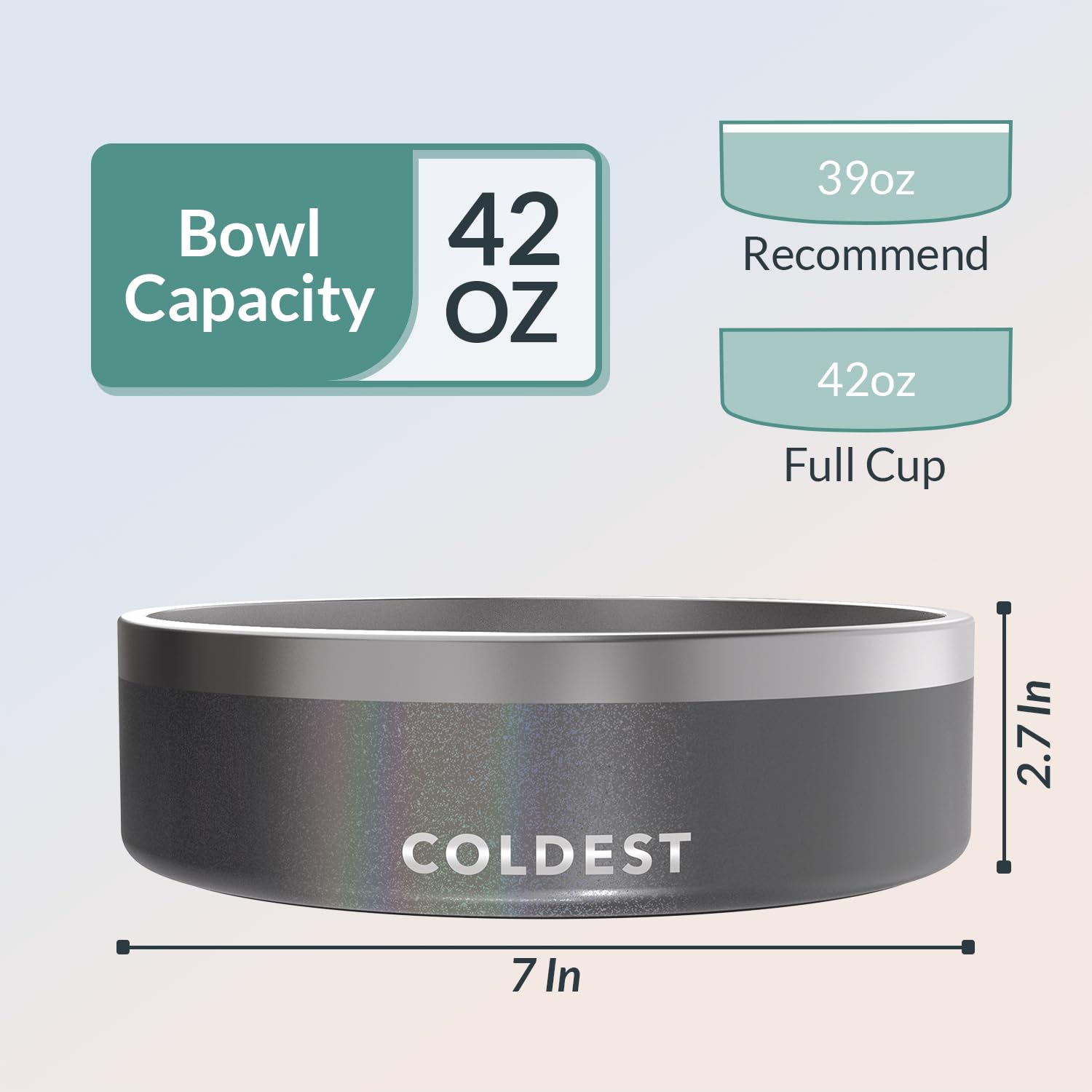 Rust-resistant stainless steel surfaces ensure long-lasting pet hydration bowls.