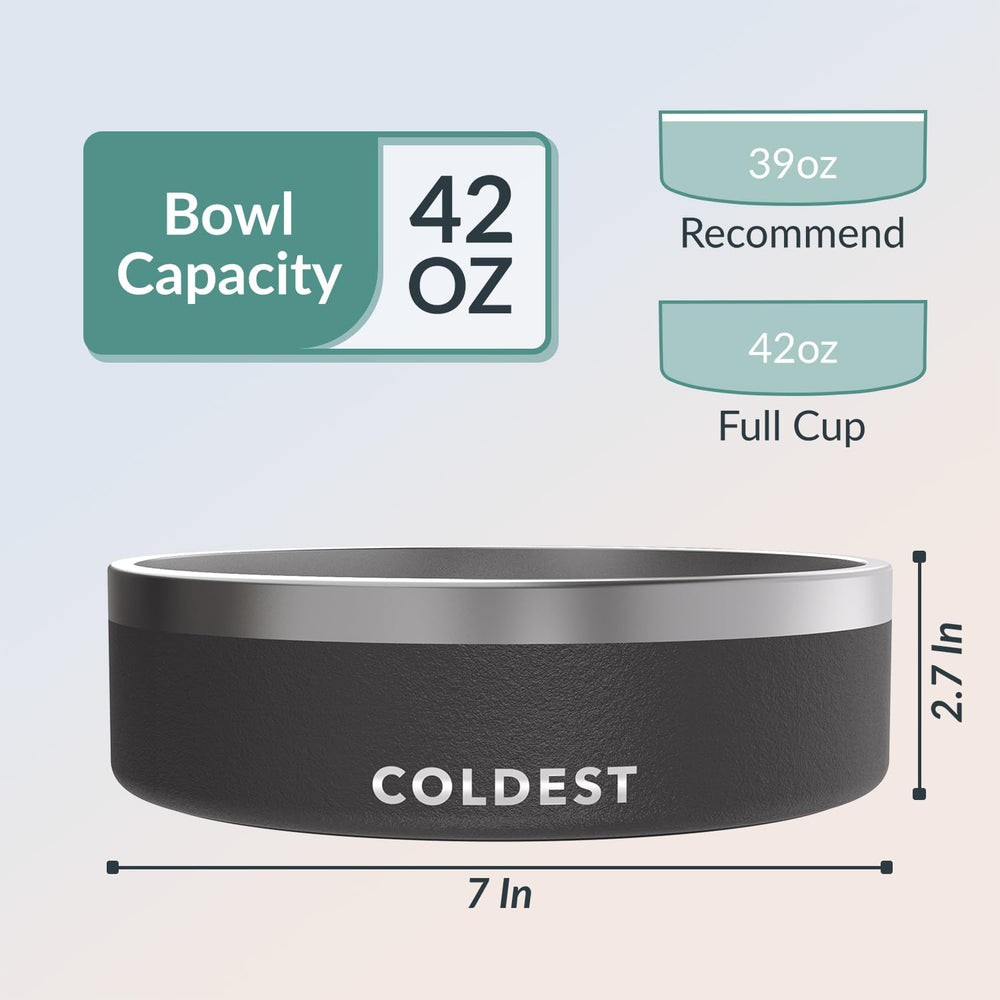 The Coldest Water spill-proof design reduces messes in feeding areas.