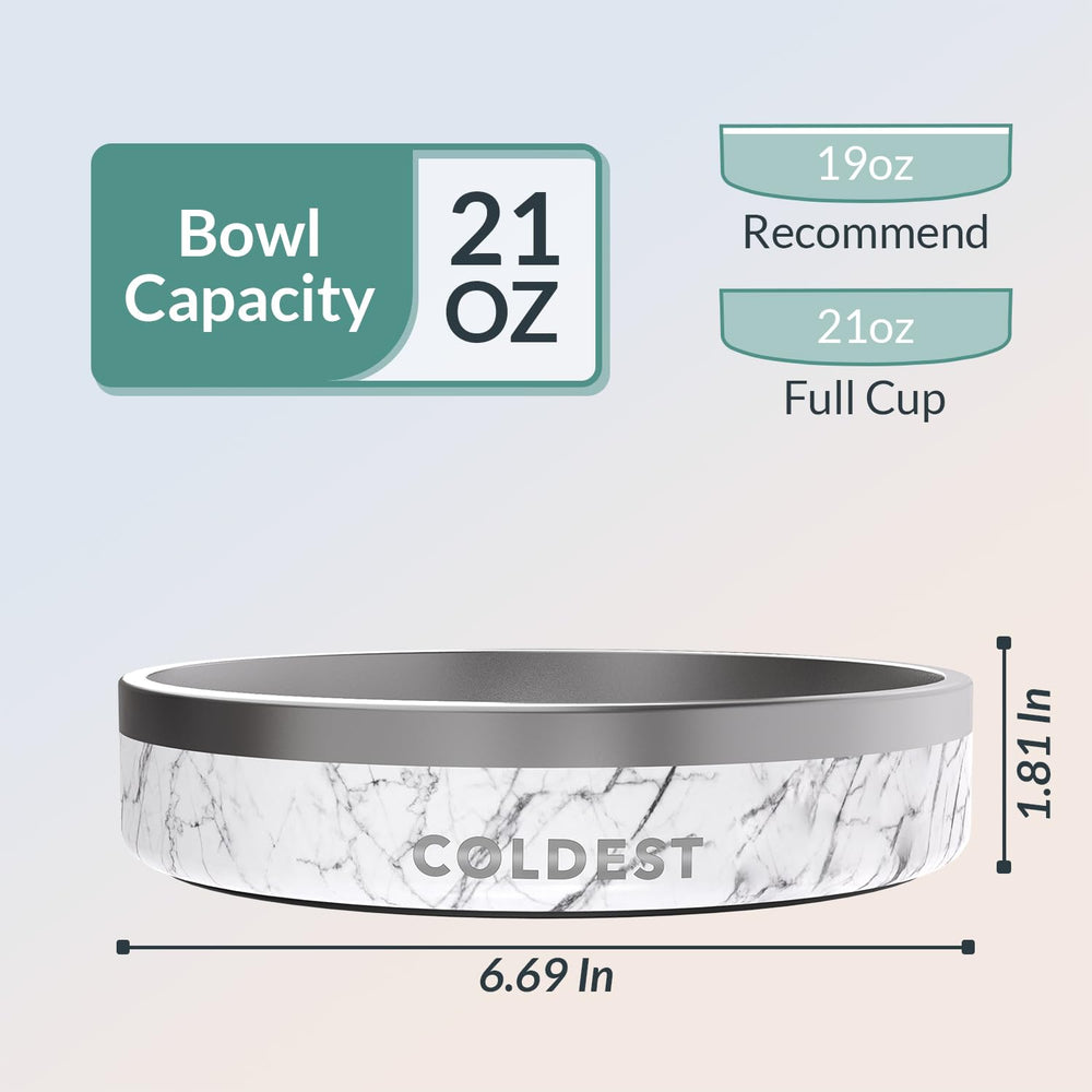 Spill-proof design helps keep the feeding area clean