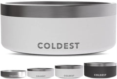 The Coldest Water Coldest Dog Bowl with triple-wall insulation keeps water cooler.