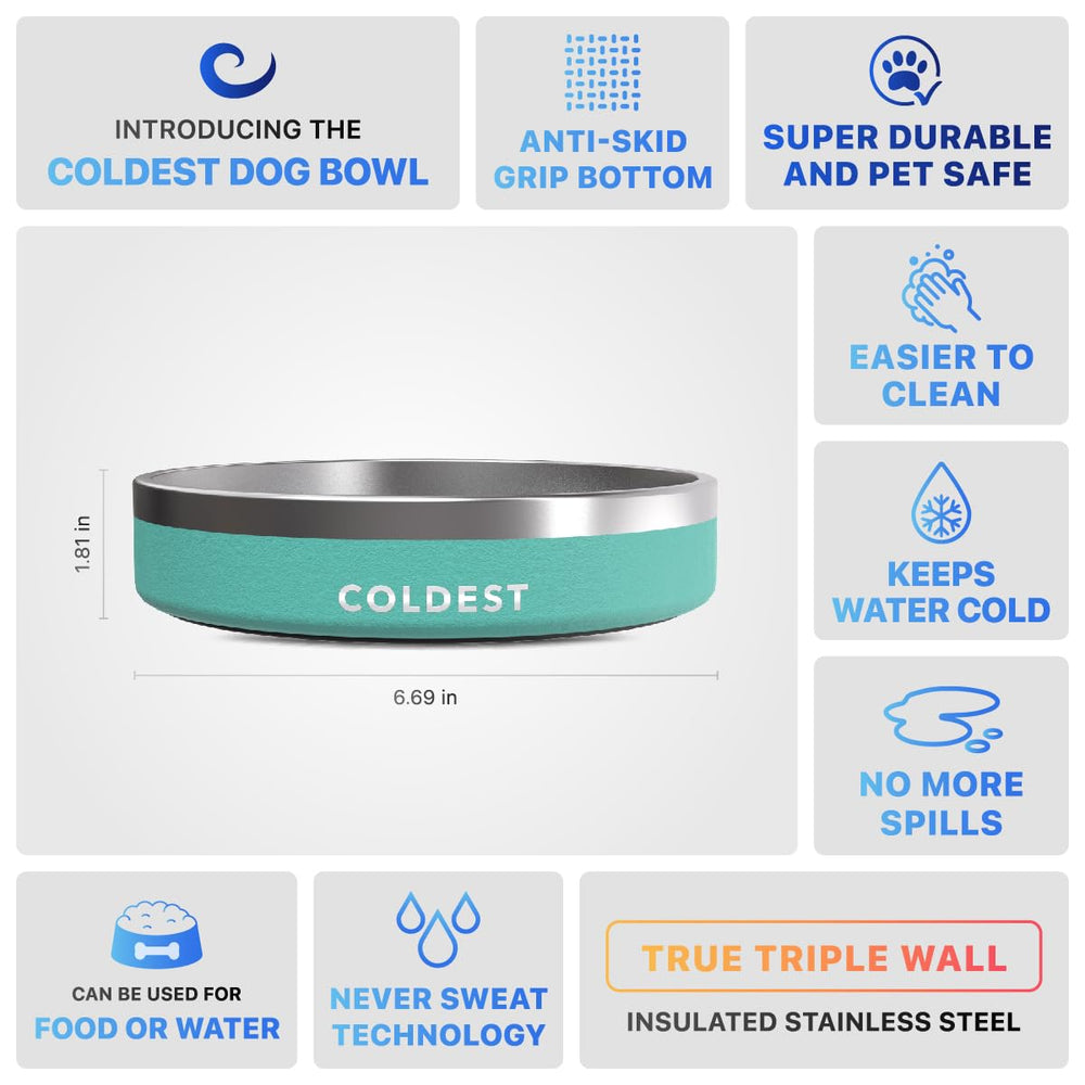 The Coldest Water dog bowl dishwasher-safe for easy cleaning