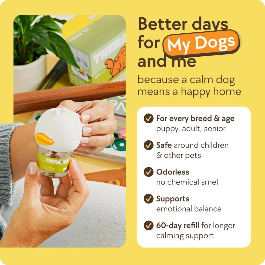 TherapetMD diffusion provides quiet operation with no added odor in living spaces.