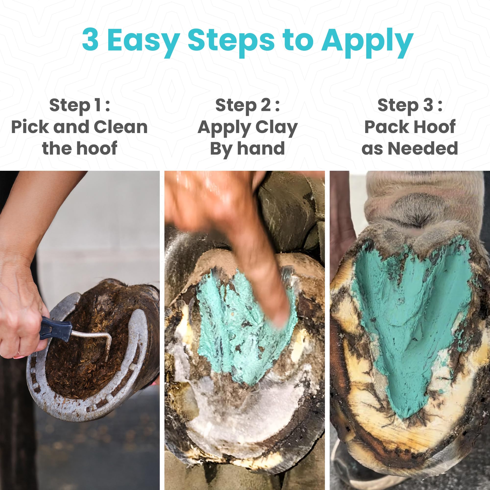 Therazure safe, natural ingredients protect hooves while addressing issues.