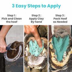 Therazure safe, natural ingredients protect hooves while addressing issues.