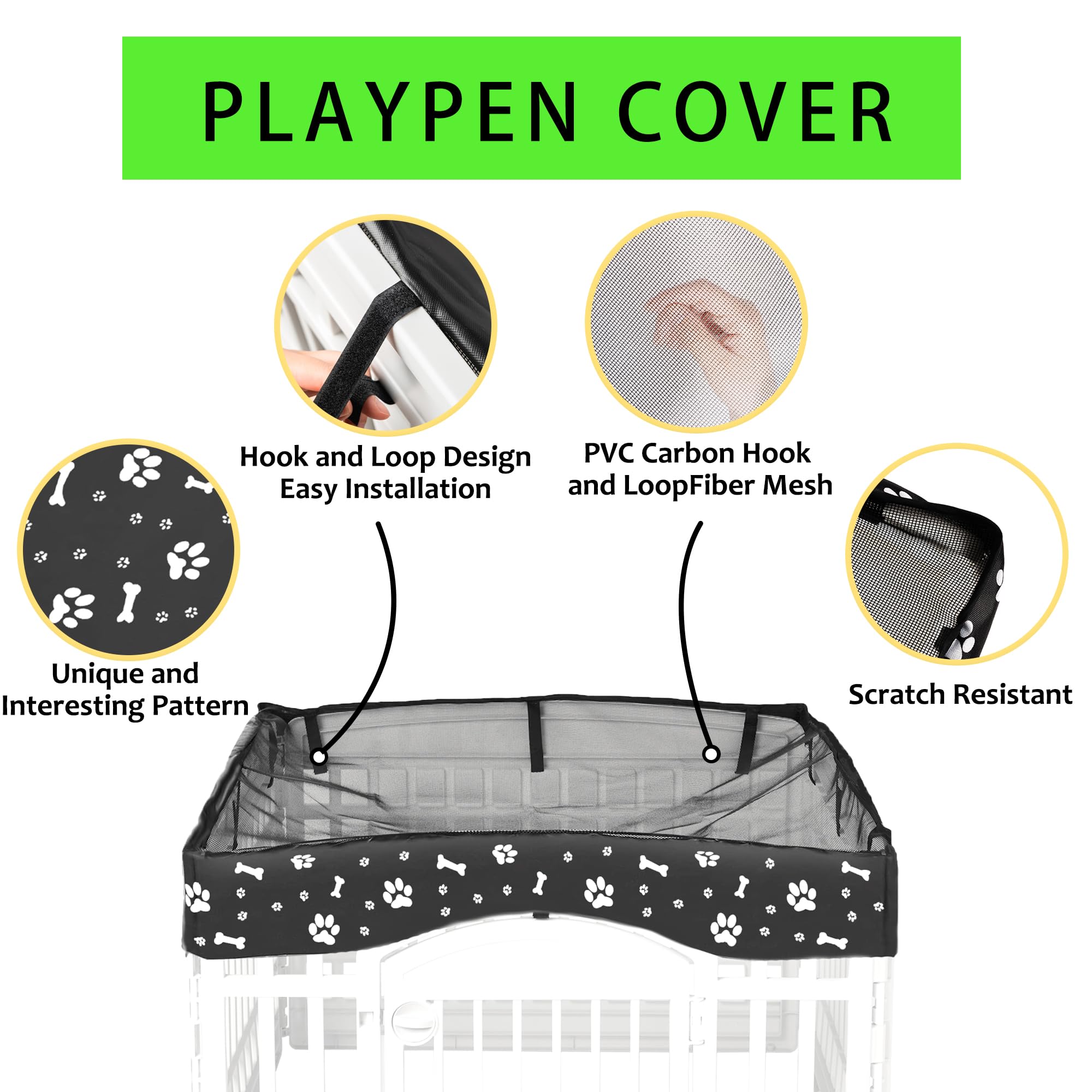 THINMUHAND breathable mesh cover provides ventilation and shade