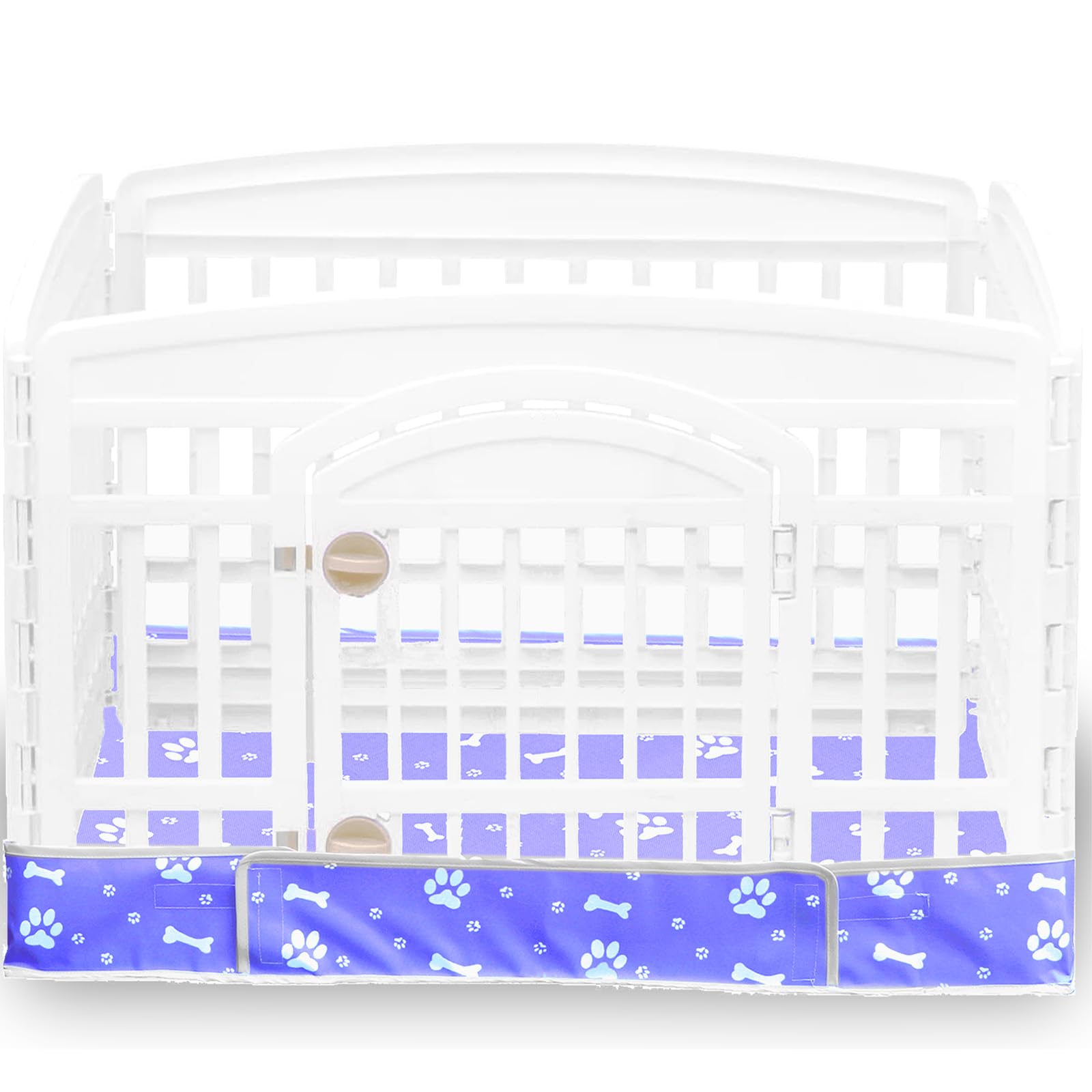 THINMUHAND dog playpen bottom pad for 36-inch panels keeps urine contained.