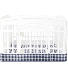 THINMUHAND dog playpen bottom pad inside a 36-inch pen keeps floors dry