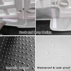 THINMUHAND non slip bottom pad attaches securely to playpen during activity