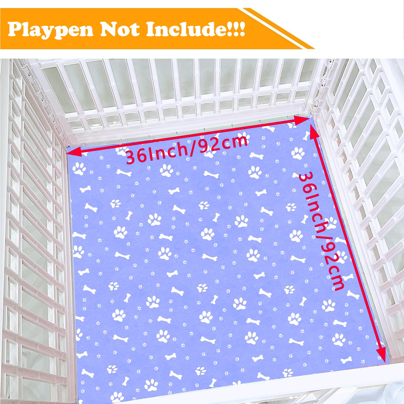 THINMUHAND waterproof pee pad with three-layer construction protects surfaces.