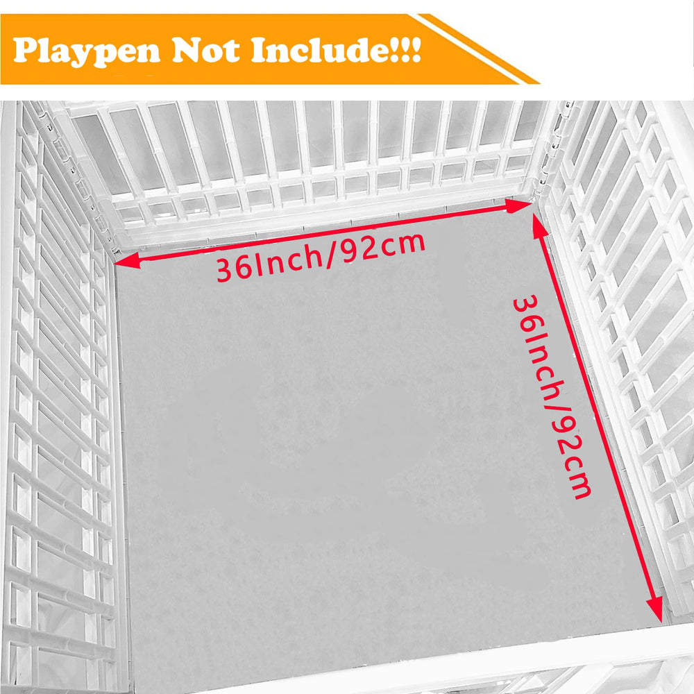 THINMUHAND waterproof dog playpen pad for indoor and outdoor use