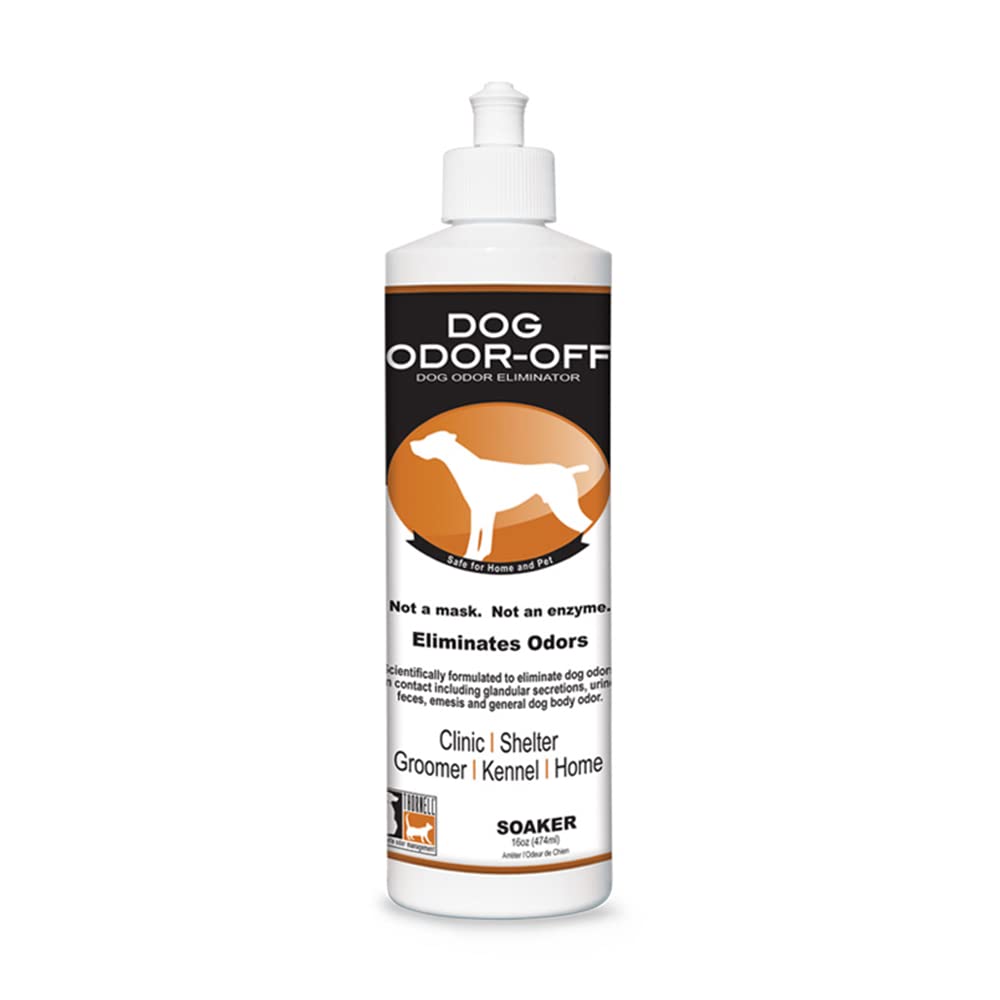Thornell Dog Odor-Off bottle for quick home odor elimination on carpets.