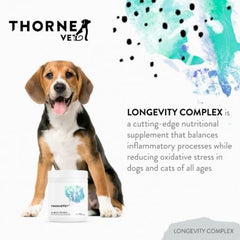ThorneVet Longevity texture close-up emphasizes the tasty chew pets eagerly accept