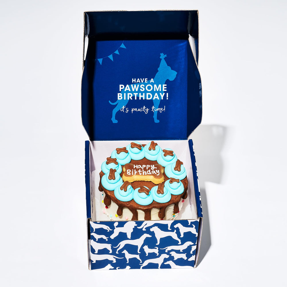 Thoughtfully peanut butter flavored mini cookie cake close-up