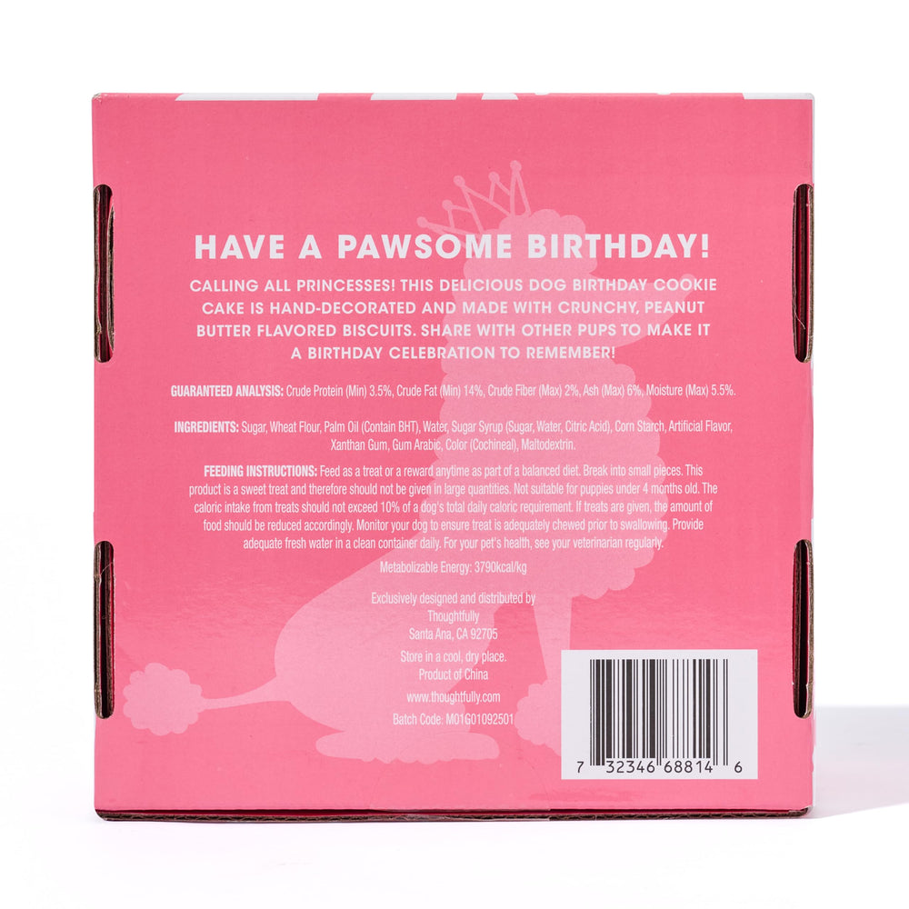 Thoughtfully Pets peanut butter cookie slices designed for easy sharing.