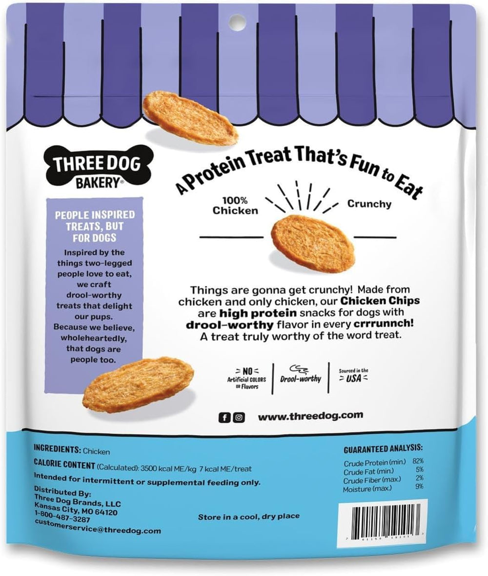 Three Dog Bakery Bark'N Crunch aroma and crispness excite dogs