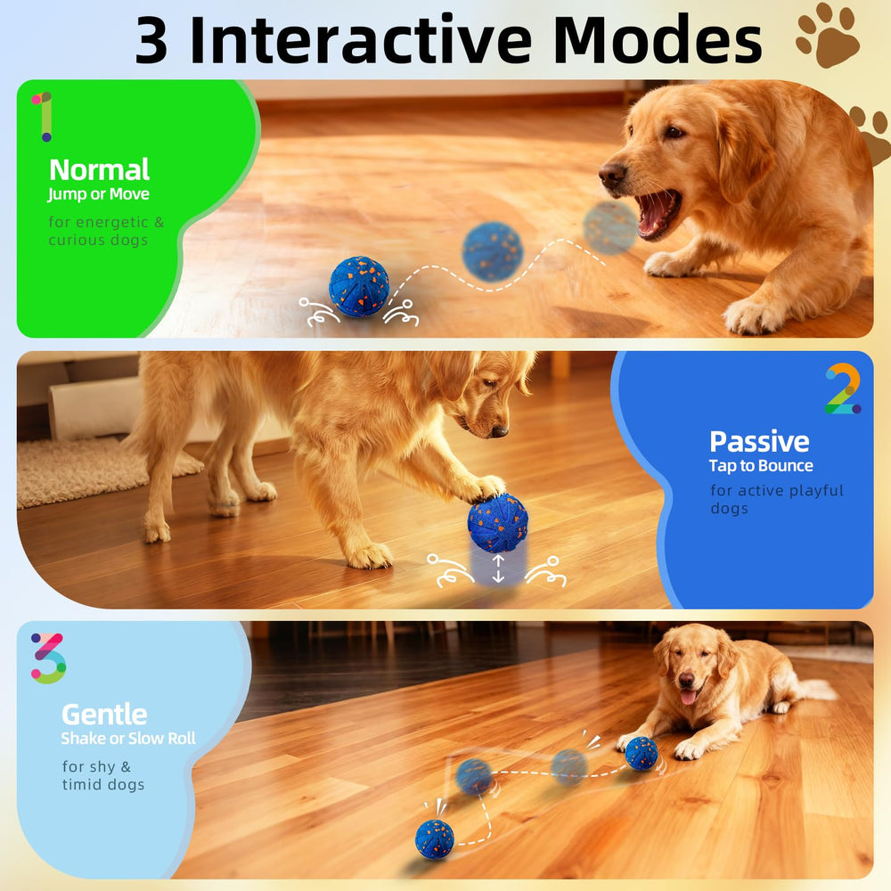 ThreeDokke interactive ball showing bouncing patterns to encourage active exercise