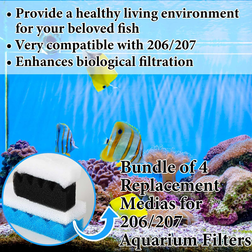 Threlaco biological sponge supports biological filtration in aquariums.