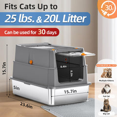 THS MUMS top entry feature to reduce litter tracking.